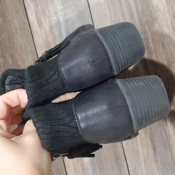 B.O.C by Born Women block heels ankle boots shoes sz 7.5 - Picture 5 of 11